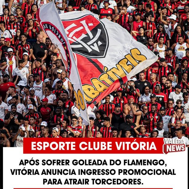 Buscando atrair a torcida ao Barradão após a goleada por 8 a 0 sofrida para o Flamengo, o Vitória…