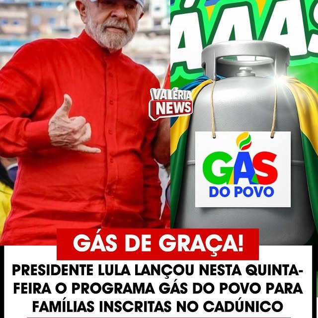 O presidente Lula lançou nesta quinta-feira (4) o programa Gás do Povo, que substitui o Auxílio Gás