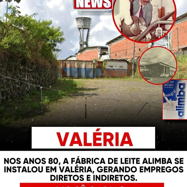 O bairro de Valéria já teve instalada uma das maiores indústrias de laticínios da Bahia: a fábric…