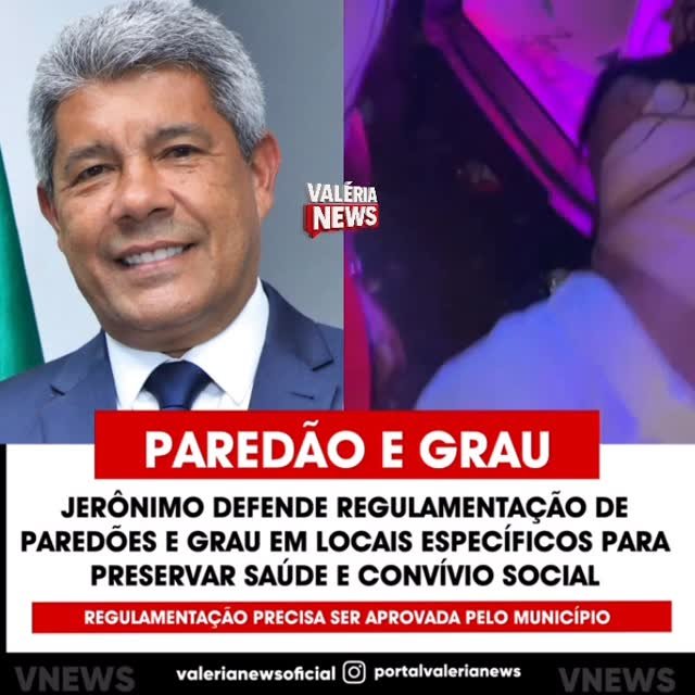 Governador Jerônimo Rodrigues Defende Regulamentação de Paredões e Prática de Grau

Durante uma r…
