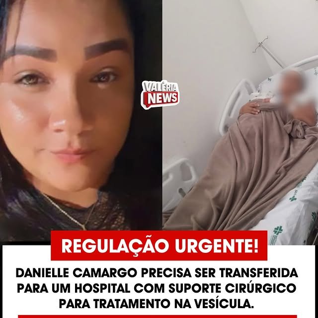 INTERNADA NO HOSPITAL ELÁDIO LASSÉRE — REGULAÇÃO: 4632435

Desde o dia 3 de outubro, Danielle Cam…