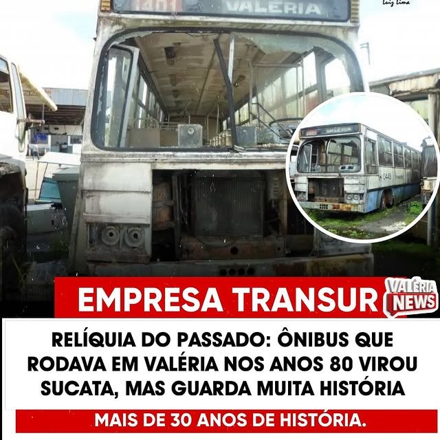 Numa jornada nostálgica pelas memórias do bairro Valéria, o ônibus Valéria, da linha 1401 da empr…