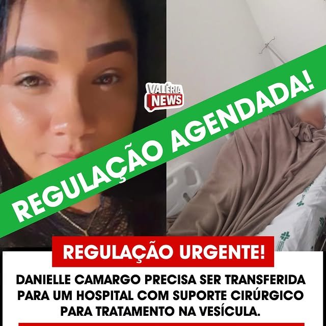 Desde o dia 3 de outubro, Danielle Camargo esteve internada no Hospital Professor Eládio Lassére,…