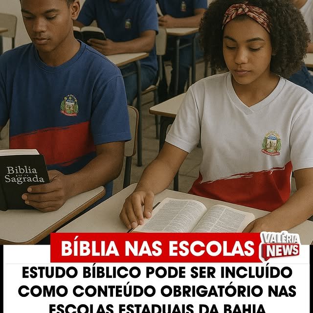 A Bíblia pode se tornar um conteúdo obrigatório nas escolas da rede estadual da Bahia e nas escol…