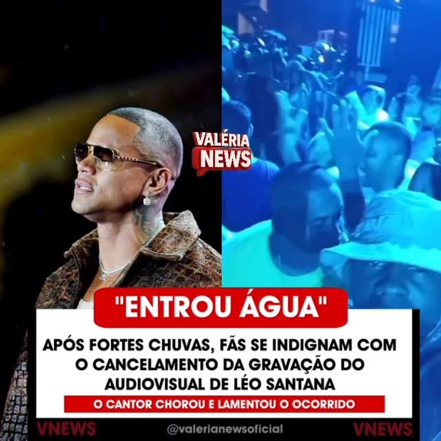 Léo Santana cancelou a gravação do show que faria na noite desta quinta-feira (20), na Praça Mari…