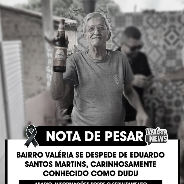NOTA DE PESAR

É com profundo pesar que informamos o falecimento de Eduardo Santos Martins, aos 7…