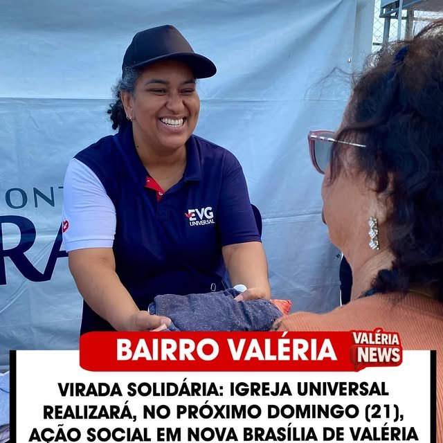 No próximo domingo, 21, a partir das 7 horas da manhã, a comunidade de Nova Brasília, no bairro V…