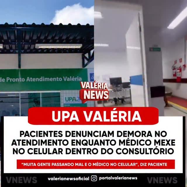 Na noite desta segunda-feira, dia 15, pacientes que procuraram atendimento na UPA do Bairro Valér…