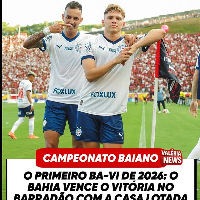 O primeiro Ba-Vi de 2026, válido pela 5ª rodada do Campeonato Baiano, terminou com triunfo do Bah…