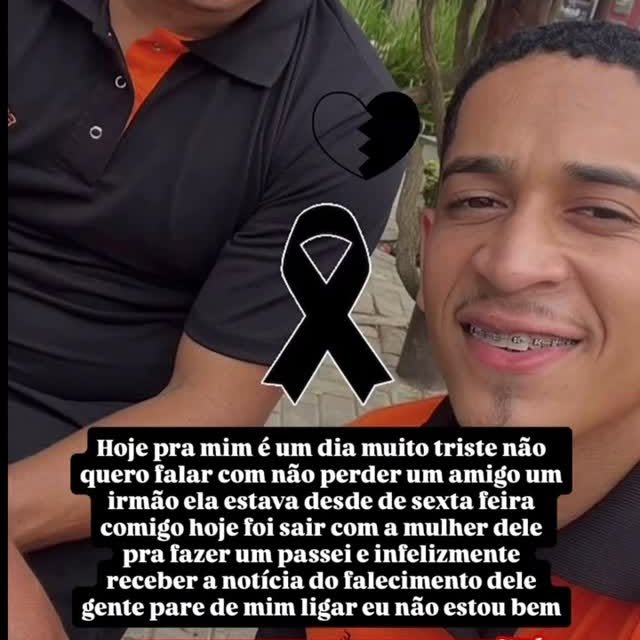 Soneca Paredão publicou uma homenagem em seu perfil no Instagram após a morte de Reyam Lucas, oco…