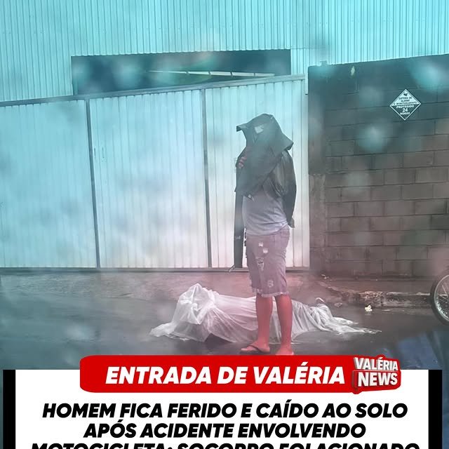 Na manhã desta sexta-feira, 24, um motociclista caiu ao solo após um acidente, por volta das 8h, …