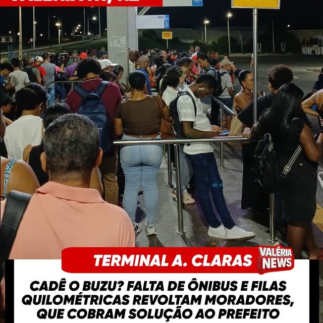 Moradores do bairro Valéria denunciam dificuldades no transporte público e cobram providências da…