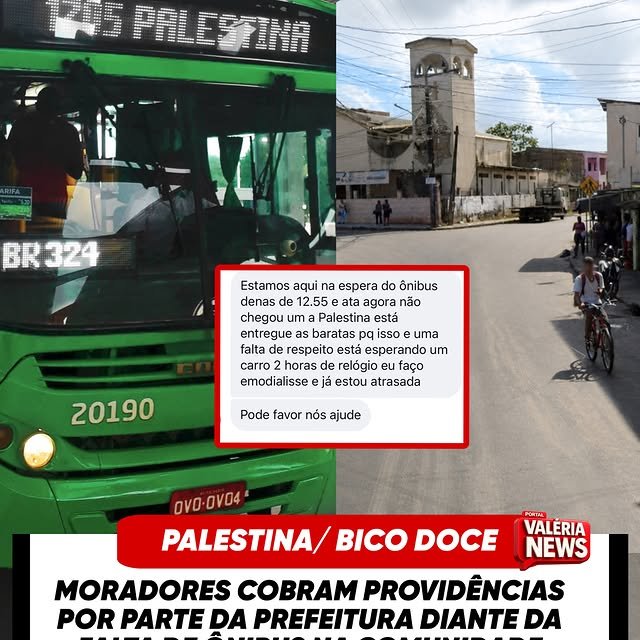 Moradores do bairro Palestina cobram providências da Prefeitura de Salvador, por meio da Semob, d…