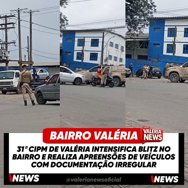 Na manhã deste sábado (2), a 31ª Companhia Independente da Polícia Militar (CIPM) de Valéria real…